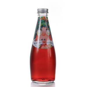 China 330ml Glass Drink Bottles Japanese Style Beverage Glass Bottles factory