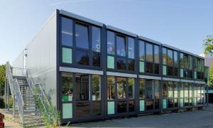 China 20ft workers camp student dormitory container office factory