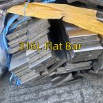 TP316L 1.4404 Hairline Brushed Stainless Steel Flat Bar For Stair Handrail AISI