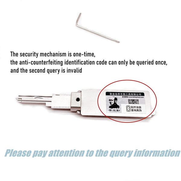 Original Lishi 2-in-1 Decoder Pick for Schlage SC20 for Blank Keys