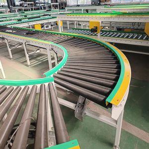 Manual Anti-Static Roller Conveyor Line for Electronics 50mm Roller Diameter
