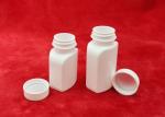 40ml HDPE Square Plastic Bottles For Pills Full Set 37.5 * 28 * 72mm Size