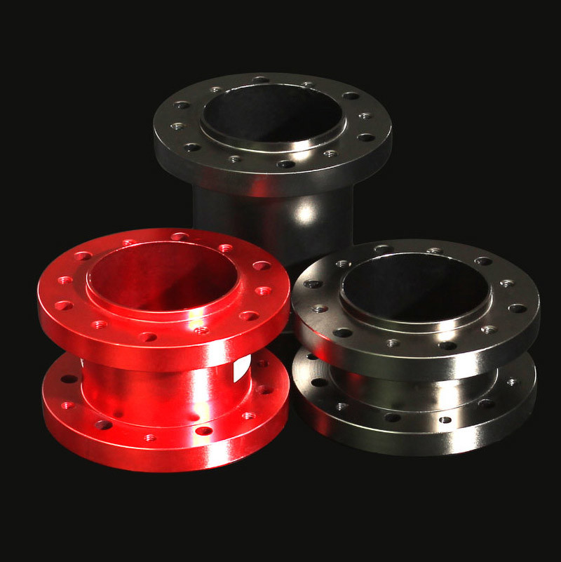 70mm Black Aluminum Steering Wheel Adapter /Steering Wheel Hub Spacer