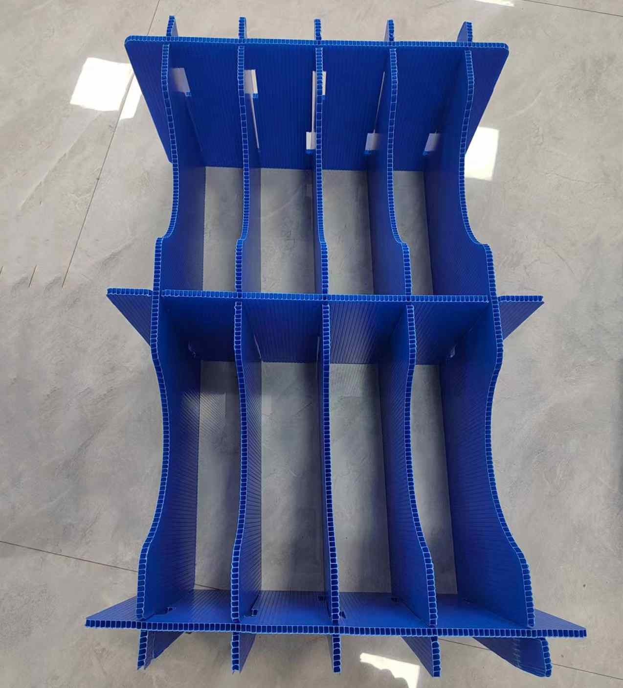 Plastic Dividers Box PP Corrugaated Sheet Hollow Board Shipping Turnover Bin