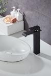 Black Stainless Steel Spray Paint 314SUS Under Counter Basin Tap