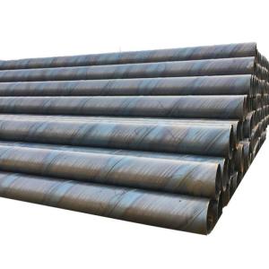 China ERW Welded Galvanized Pipe Customized Spiral Welded Carbon Steel Pipe 6m factory