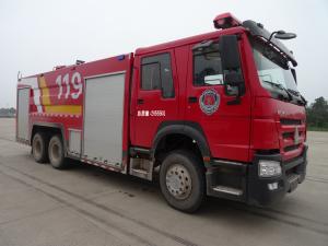 China HOWO 6x4 Fire Rescue Vehicle , Large Fire Truck 15000L With Water Foam factory
