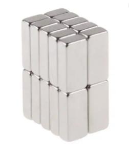 China Nickel Plated Neodymium Magnets Bar Ni-Cu-Ni Plating Strong Bar Magnets N35-N52 factory