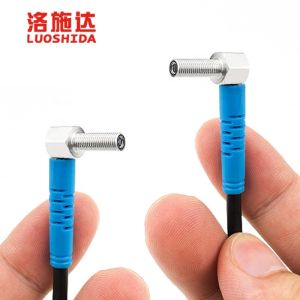 LUOSHIDA Small Through Beam Laser Sensor Elbow / Bend 90 Degree