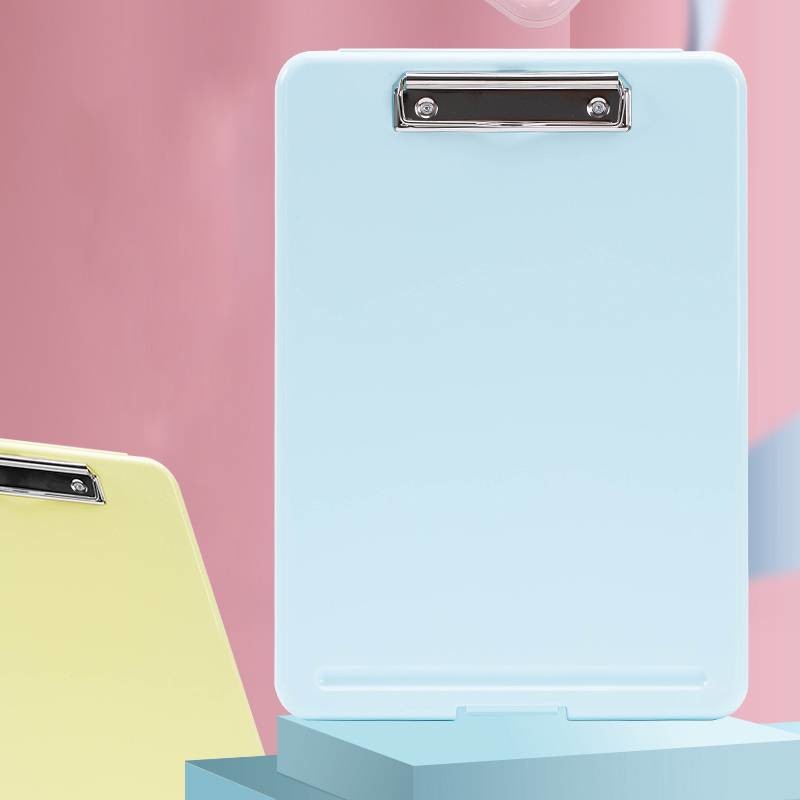 Writable Plastic A4 Document Box Transparent Storage Box Silk Printed 24x35cm