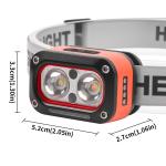 FTYD-08 LED Headlamp 200-400 Lumens IPX4 With White Light ABS For Outdoor