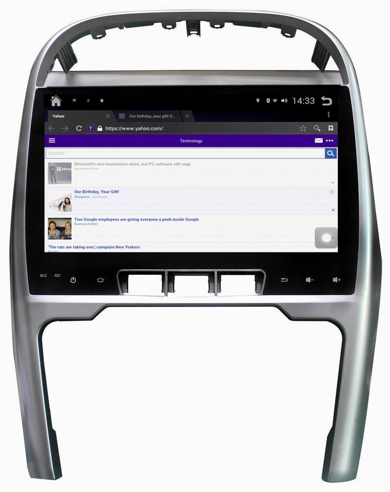 Ouchuangbo Big Screen Android 4.4 System Car Radio for Chery Tiggo 3 2014 GPS Navi Bluetooth SWC Radio mirror link