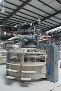 China Synthetic Fiber Circular Knitting Machine For Camouflage 3D Shoes Air Mesh Fabric on sale