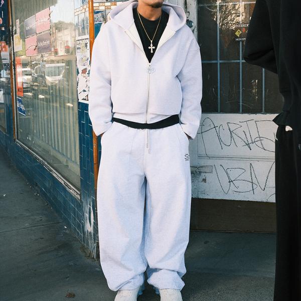 Custom 420grams Heavyweight Streetwear Tracksuit with Full Length and Side