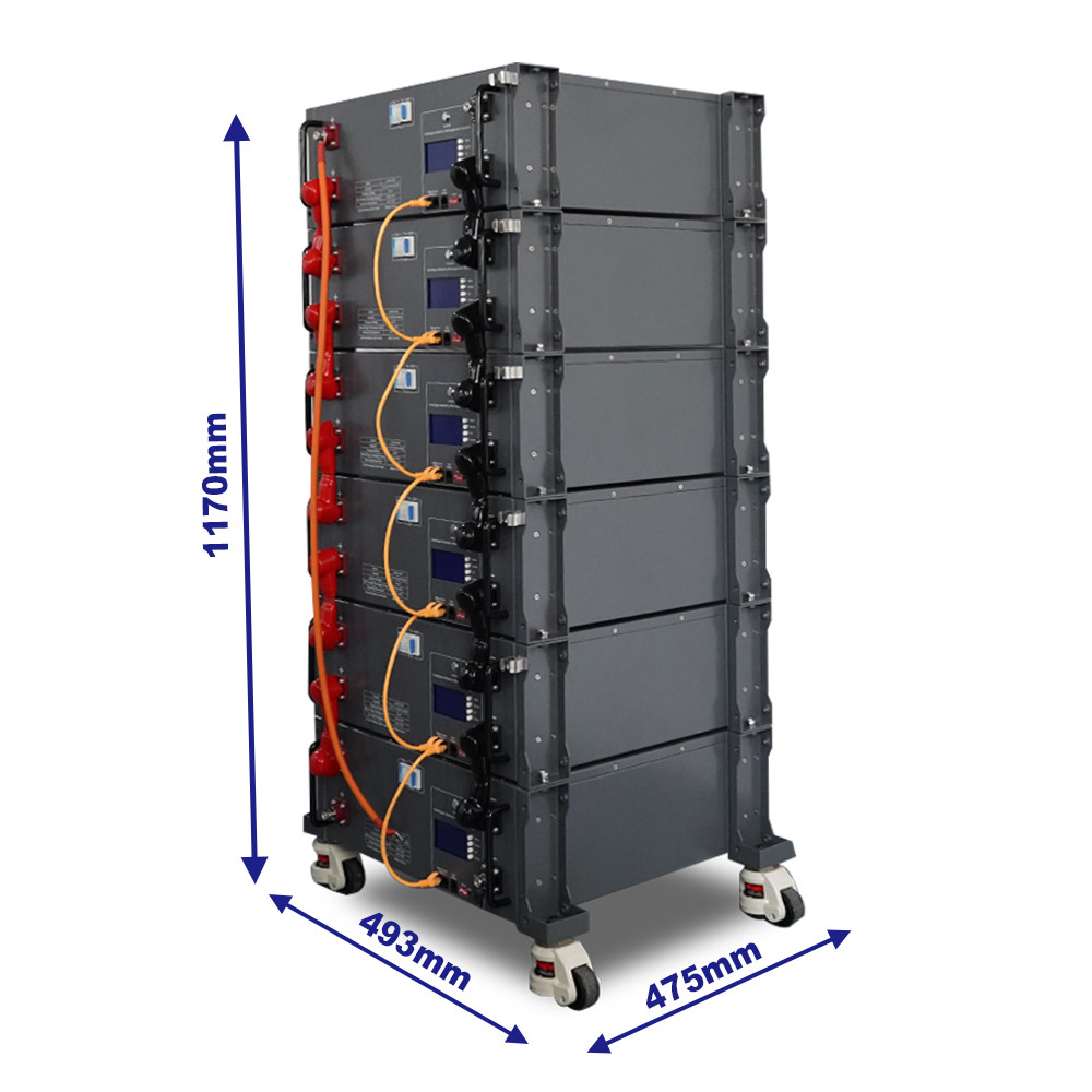 High Capacity 48v 100ah Solar Lithium Battery 20kw Renewable Energy System