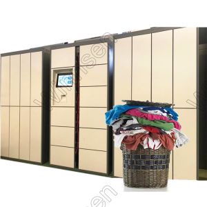 China Remote Control System Outdoor Laundry Locker With Multi Languages Ui Software factory