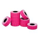 Rose Price Tag Sticker Roll , 21mm Price Gun Label Rolls
