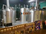 SUS 304 Craft Beer Brewing Equipment 500L Brewing System With ISO CE Certificate
