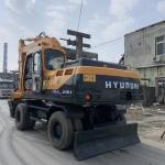 Used Hyundai Digger R210W-9 Secondhand 21ton Wheel digging Excavator