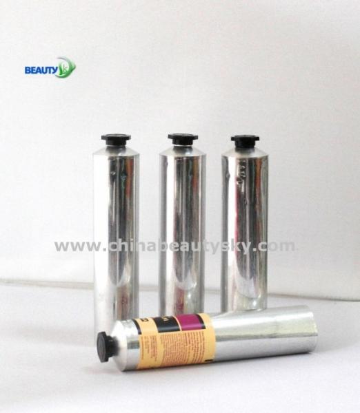 Empty Collapsible aluminum tubes for hand cream Dimension 38*200mm 5.2oz 150ml