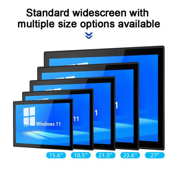 15.6 inch IP65 Capacitive Touch Stainless Steel Android Rear-mount Industrial Control Terminal with Embedded Wall-mounted Desktop Cantilever Install