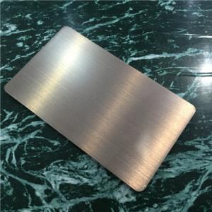 China Light Weight Brushed Aluminum Composite Panel For Building Decoration 1220mm Width factory