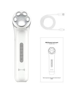 China Facial Microcurrent Beauty Device Electric EMS Face Clean Toning Red Blue Light Rejuvenation Lift Remove Wrinkles Machine factory