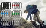 Blue Aluminum Carabiner Clip Heavy Industry Twist Lock for Rigging Camping