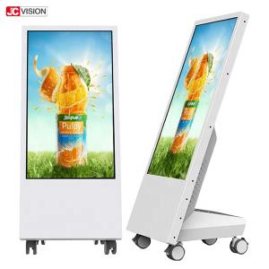 China 32&quot; 1920x1080 350nits Mobile Lcd Digital Signage With Wheels factory
