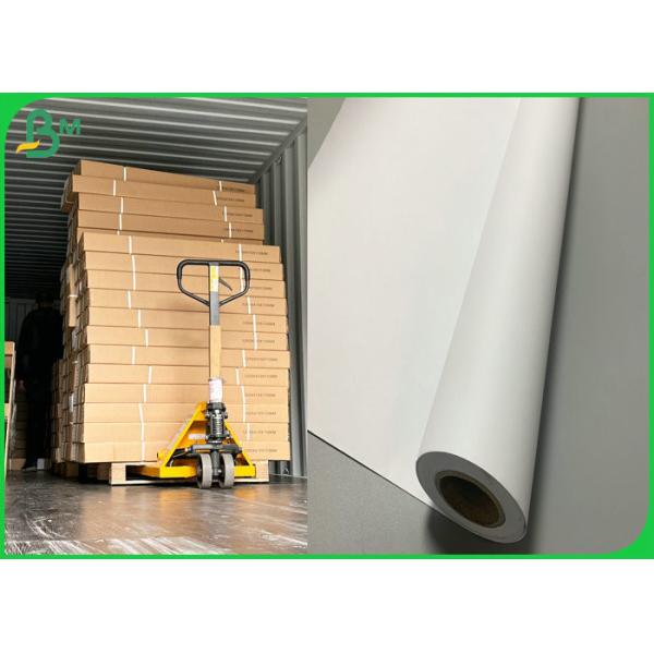 China Wide Format 24in x 150ft CAD Plotter Paper Roll 20lb 5.08cm Core factory