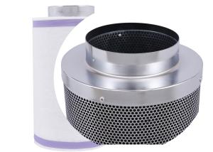 China Galvanized Cartridge Carbon Filter Hydroponics  , Silver Greenhouse Carbon Block Filter Cartridge on sale