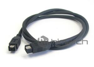 China 800 Mbps Firewire 800 IEEE 1394b 9pin Male to Male Cable Assembly without Screws factory