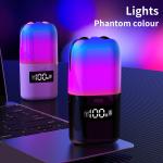 500mAH Battery Capacity TWS Earphone Bluetooth5.0 Speaker with LED Light and 3