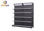 Custom Supermarket Gondola Shelving Retail Display Racks For Convenience Store