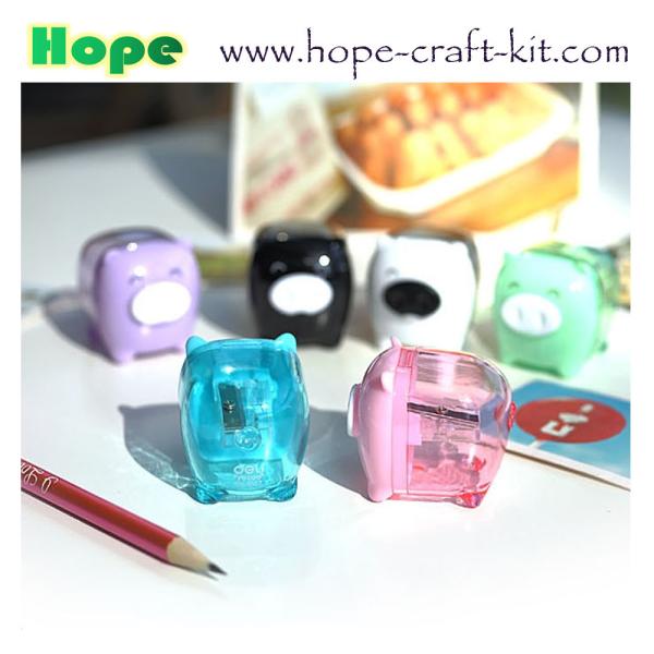 Various Colors Manual pencil sharpener 3.5cm Kids Children Stationery Supplies