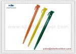 Hot sale tent accessory 21.5cm plastic tent peg stakes