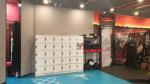 Anti UV Aging IOT Locker 6 Tier Beige Door Strong / Beautiful For Gym