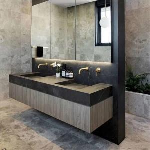 China Single Sink Vanity Mirror Solid Wood Bathroom Vanity OEM ODM factory