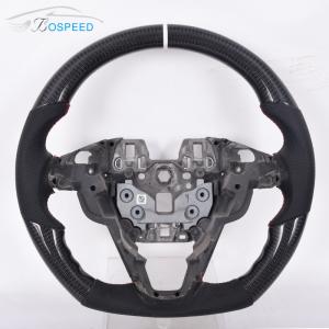 China Ford Gloss Perforated Steering Wheel Carbon Fiber Alcantara Wheels factory