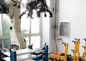China High Performance Robotic Manufacturing Systems / Industry Robotic Palletizing System factory