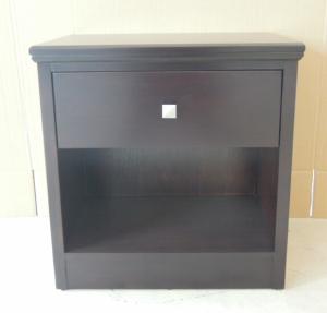 China Wooden Simple design hotel furniture HPL top night stand/bed side table NT-0028 factory