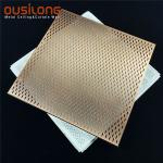 Beveled Edge Perforated Acoustic Aluminum Clip In Ceiling