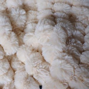 China Christmas Faux Fur Bed Throw Luxury Faux Fur Blanket Faux Fur Minky Throw Blankets on sale