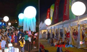 China Eye Catching Inflatable Event Lighting 220V LED Balloons For Exhibitions factory