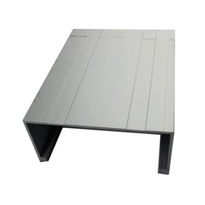 Natural Oxidation Aluminum Industrial Profile , Extruded Aluminum Rectangular