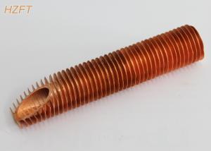 China By Roll Forming Process Copper Fin Tube For Cooler Of Power Plant With C12000 / C12200 factory