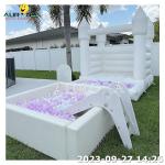 Kids Birthday Party Soft Play Rental Equipment Bounce Ball Pit With Slide