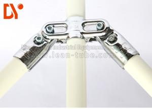 China Pipe Rack Lean Tube Connector Metal Material 2.0mm Thickness For Trolley factory