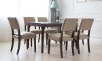 Colorful Fabric Upholstered Solid Wood Dining Chair Perfect for Hotel/Dining