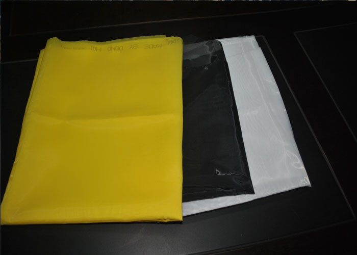 High Strengthscreen Printing Mesh 165T FDA Certification , Yellow Color